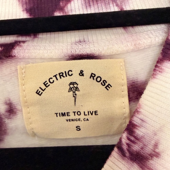 Electric & Rose Lavender Tie-Dye Top - Picture 2 of 5